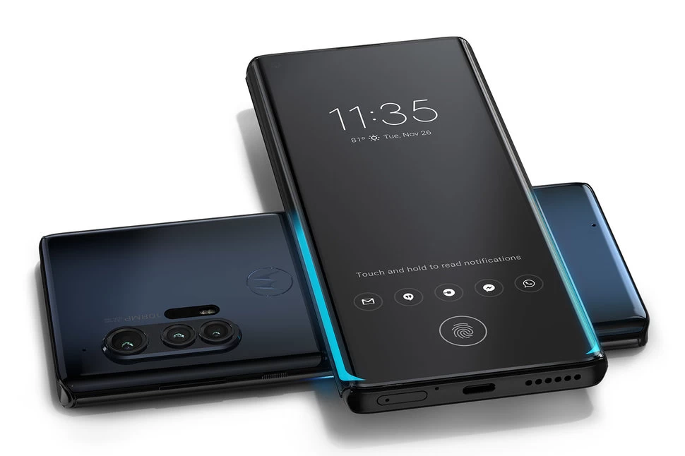 Lancer Motorola Edge et Edge + ; Dispose d'un écran Full HD + OLED 90