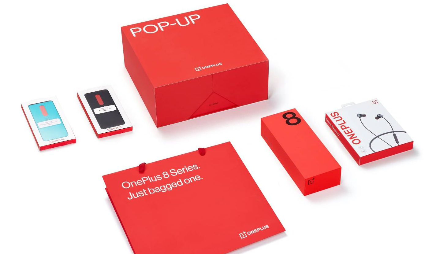 OnePlus 8 Pop-up Box