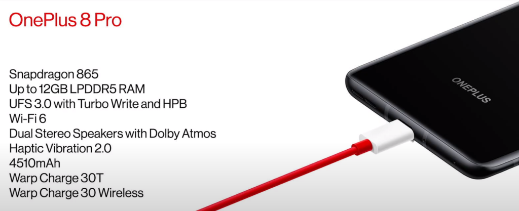 OnePlus 8 Pro specs