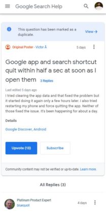 OnePlus Google App Bug Issue 03