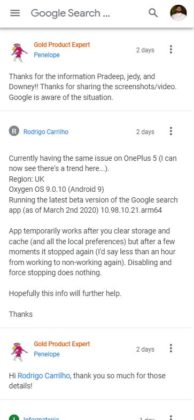 OnePlus Google App Bug Issue 06