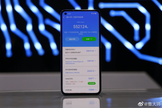 Oppo Ace 2 Master Lu Benchmark Performance