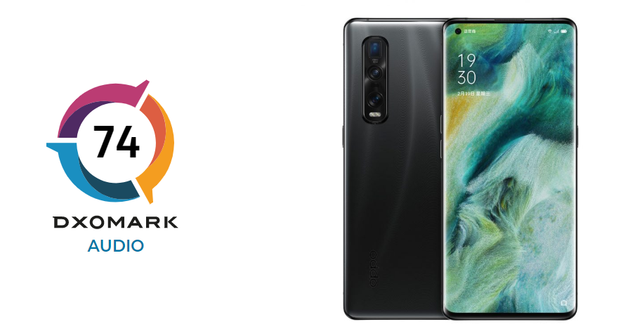 حصل Oppo Find X2 Pro على 74 نقطة في اختبار DxOMark Audio ، والتواصل مع iPhone XS Max 82