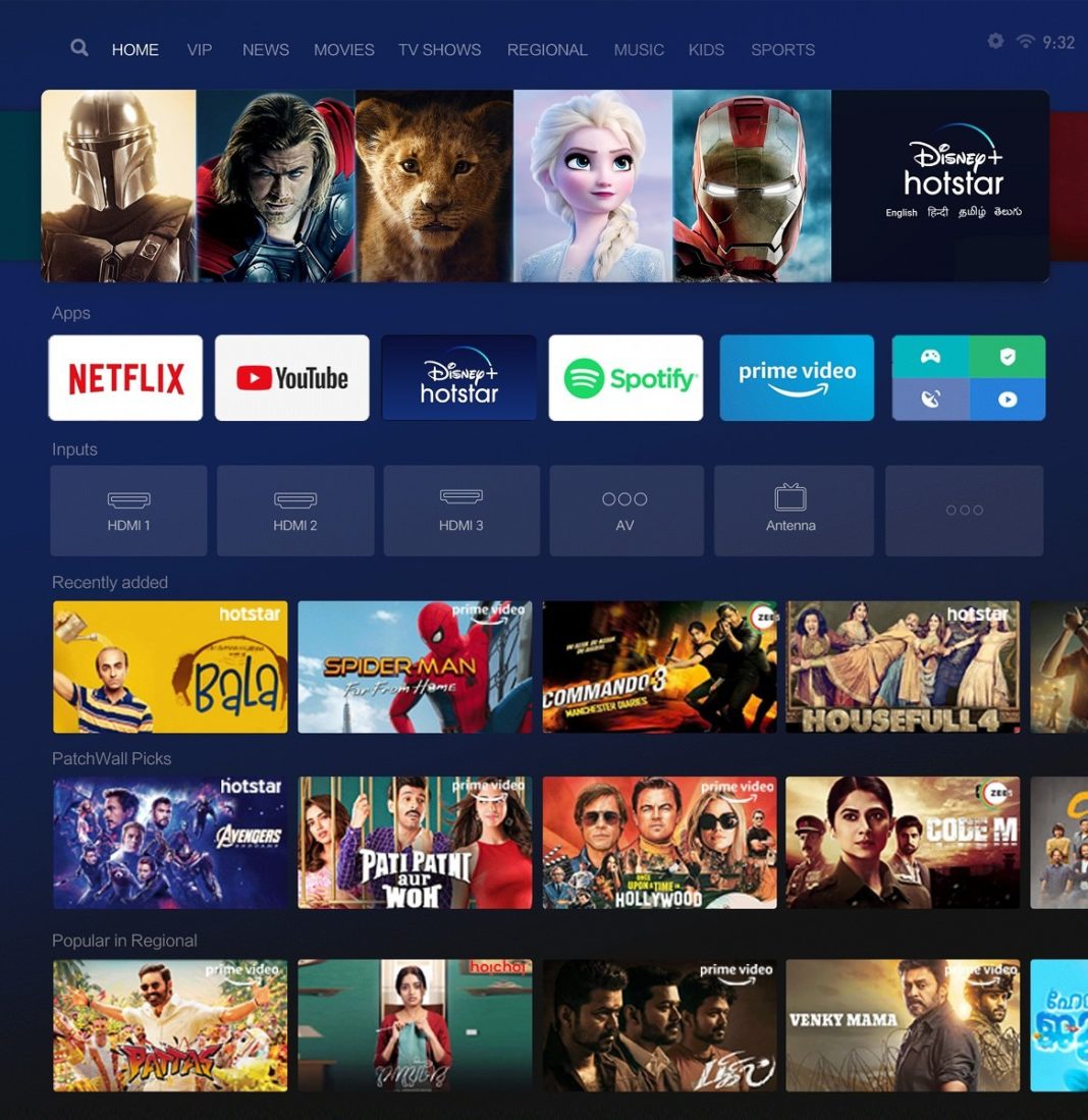 Xiaomi rolls out PatchWall 3.0 update to all the Mi TVs running Android