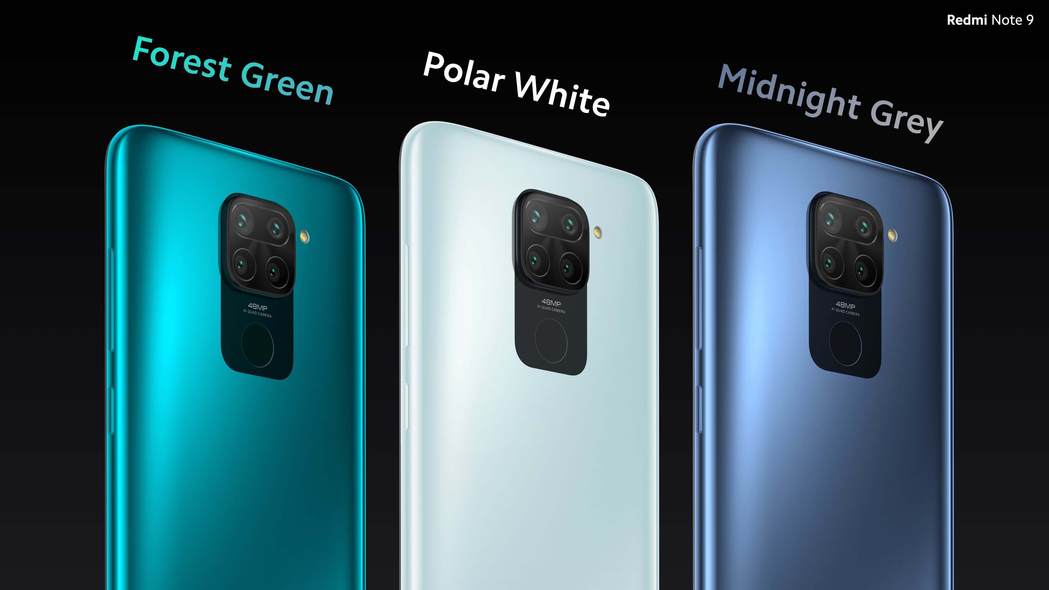 Redmi Note 9 all colors