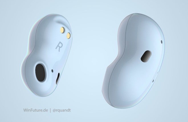 قد يتم إطلاق سماعات الأذن على شكل حبة فول سامسونج Galaxy BudsX 387