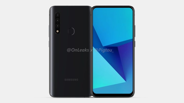 Renders give us a first look at Samsung’s first pop-up selfie camera phone 9