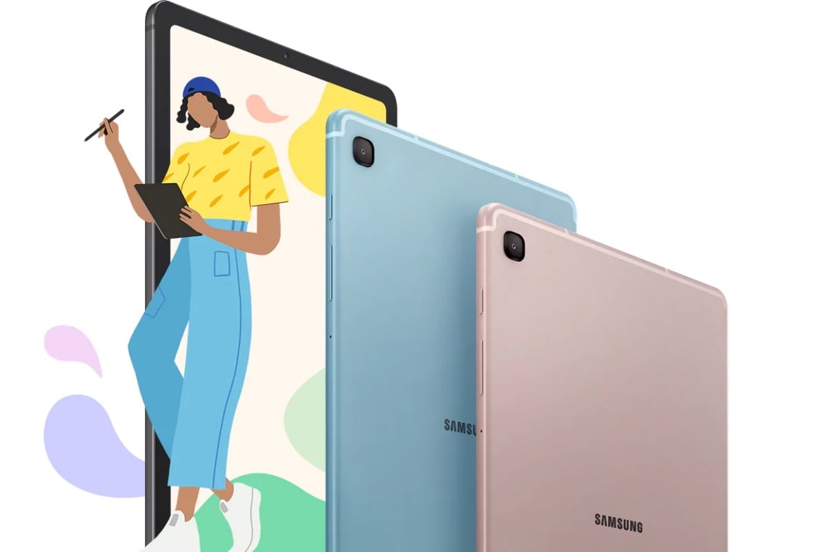 Samsung Galaxy Tab A 10.1 (2021) che mostra CAD, varianti Galaxy Tab S7 Lite trapelate