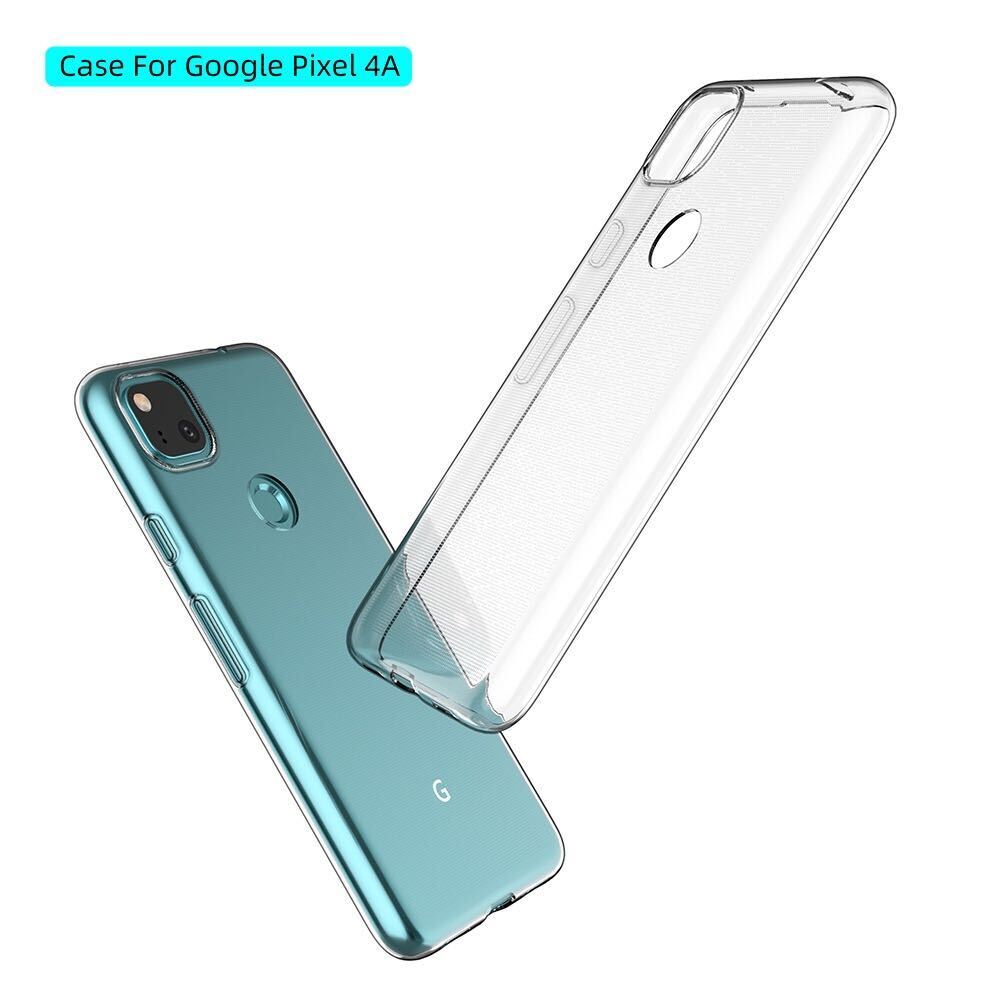 Google Pixel 4A protective casing appears, showcasing the entire design