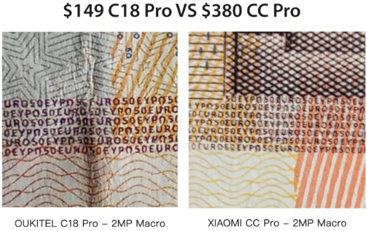 oukitel c18 pro macro photo