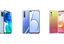 Xiaomi Mi 10 Lite Zoom vs Realme X50m 5G vs LG Velvet: Specs Comparison