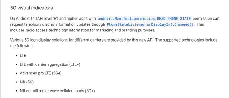 5g android 11
