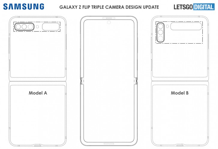 Galaxy Z Flip 2 patent designs