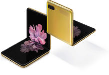 Foldable OLED producers make screens thinner by replacing polarizer with color filters Galaxy Z Flip Mirror Gold