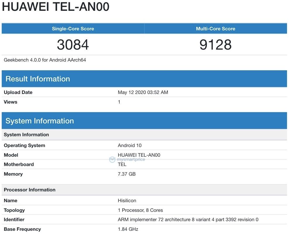 Honor-X10-Geekbench