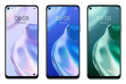 Huawei P40 Lite 5G all colors front