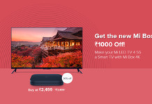 Xiaomi India is offering Mi Box 4K at 30% off for Mi TV 4 users instead of Android TV update Mi TV 4 Mi Box 4K Discount Offer