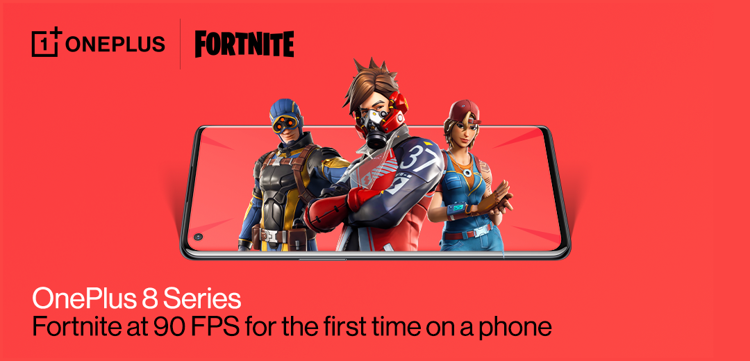 Fortnite da série OnePlus 8