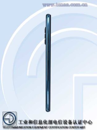 Oppo Reno 4 Left TENAA