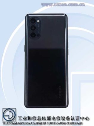 Oppo Reno 4 Pro Back TENAA