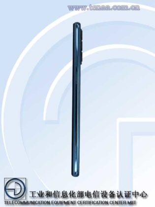 Oppo Reno 4 Right TENAA
