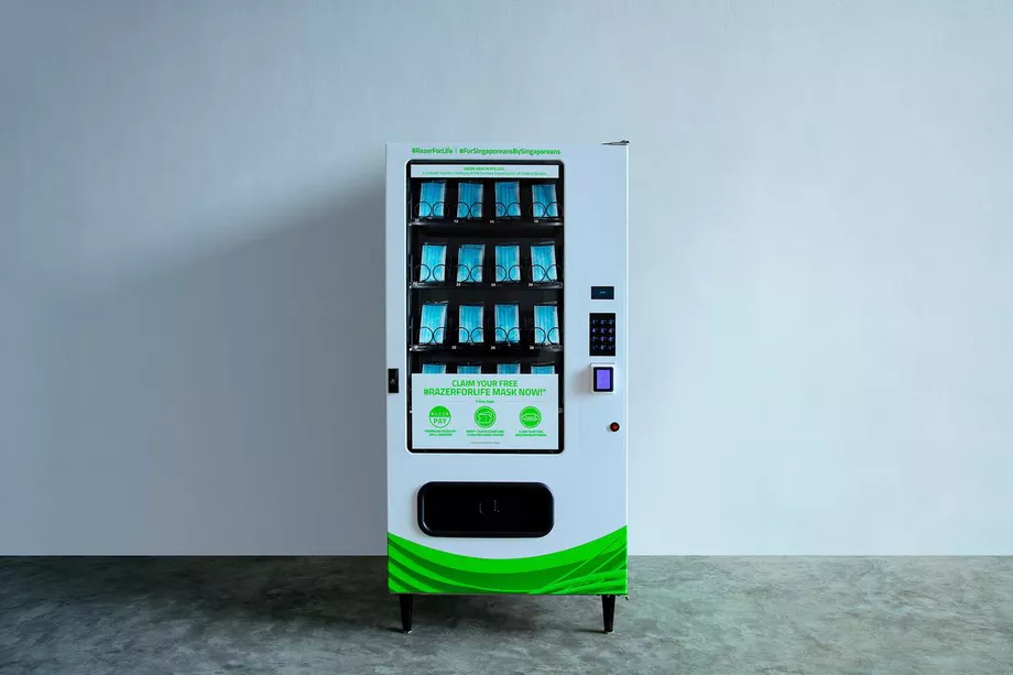 Razer Face Mask Vending Machine