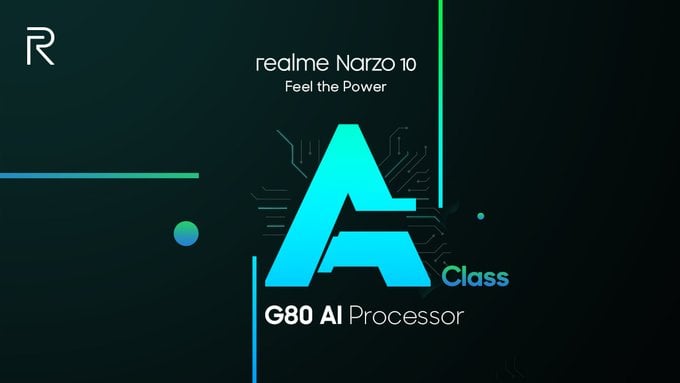 يؤكد Realme أن Narzo 10 سيحتوي على شرائح Helio G80 34
