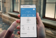 Samsung’s unannounced full-screen smartphone spotted in an advertisement Upcoming Samsung Full-screen display smartphone