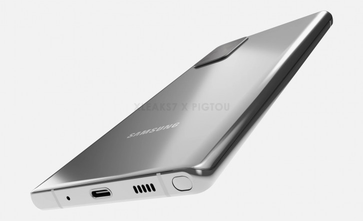 Samsung Galaxy Note 20 CAD renders