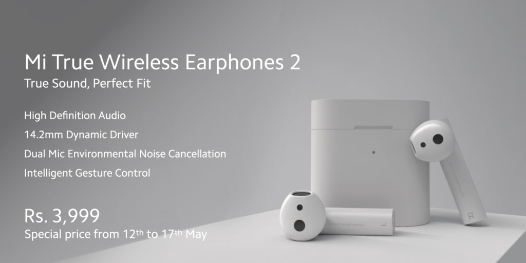 mi true wireless earphones 2 microphone