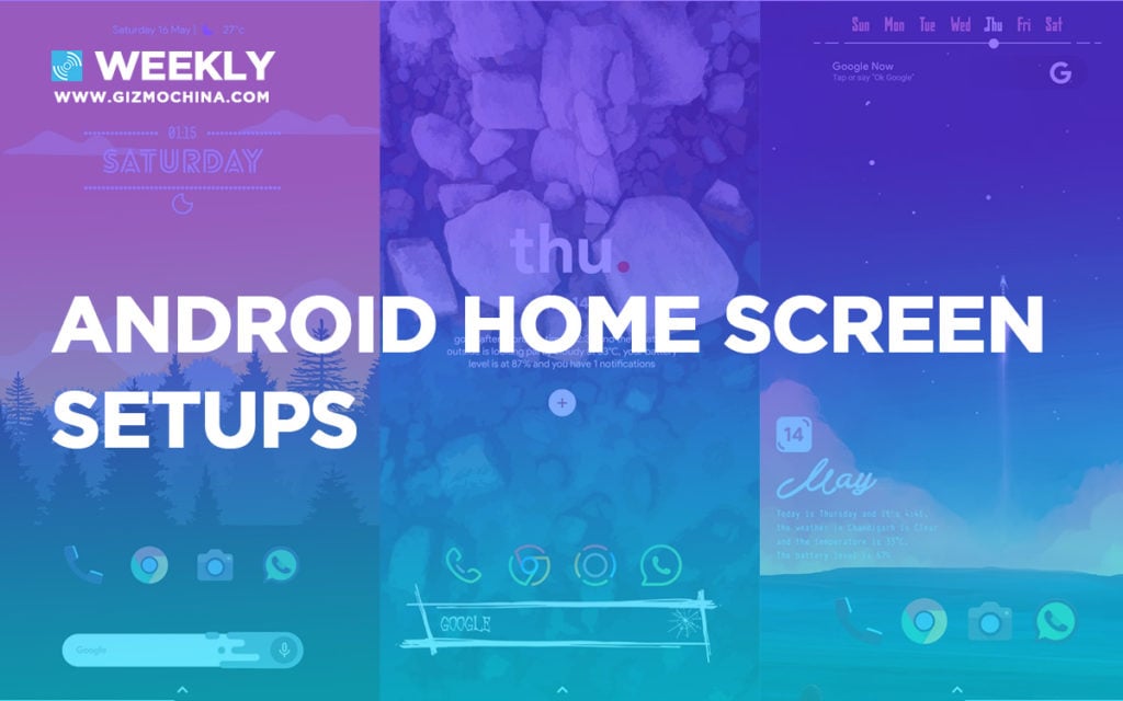 android home screen setups