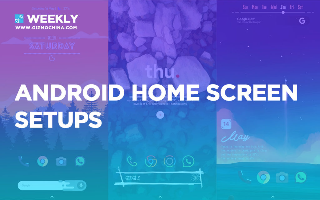 android home screen setups