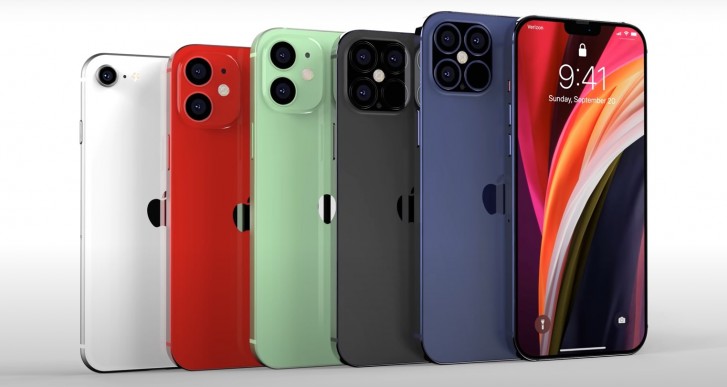 iPhone 12 series renders