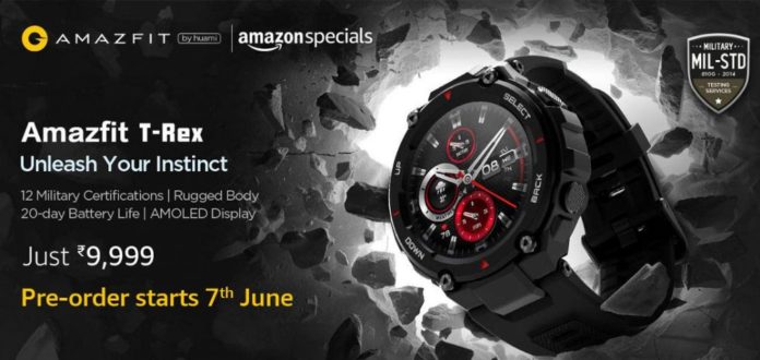 amazfit t rex gearbest