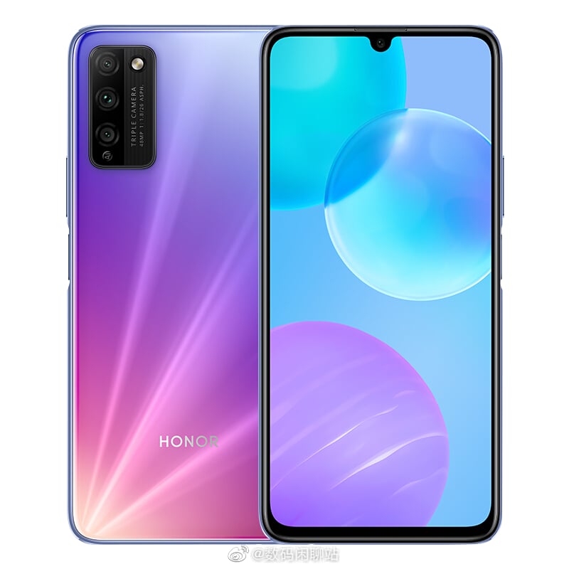 Honor 30 Lite (Youth Edition) 5G renders 2