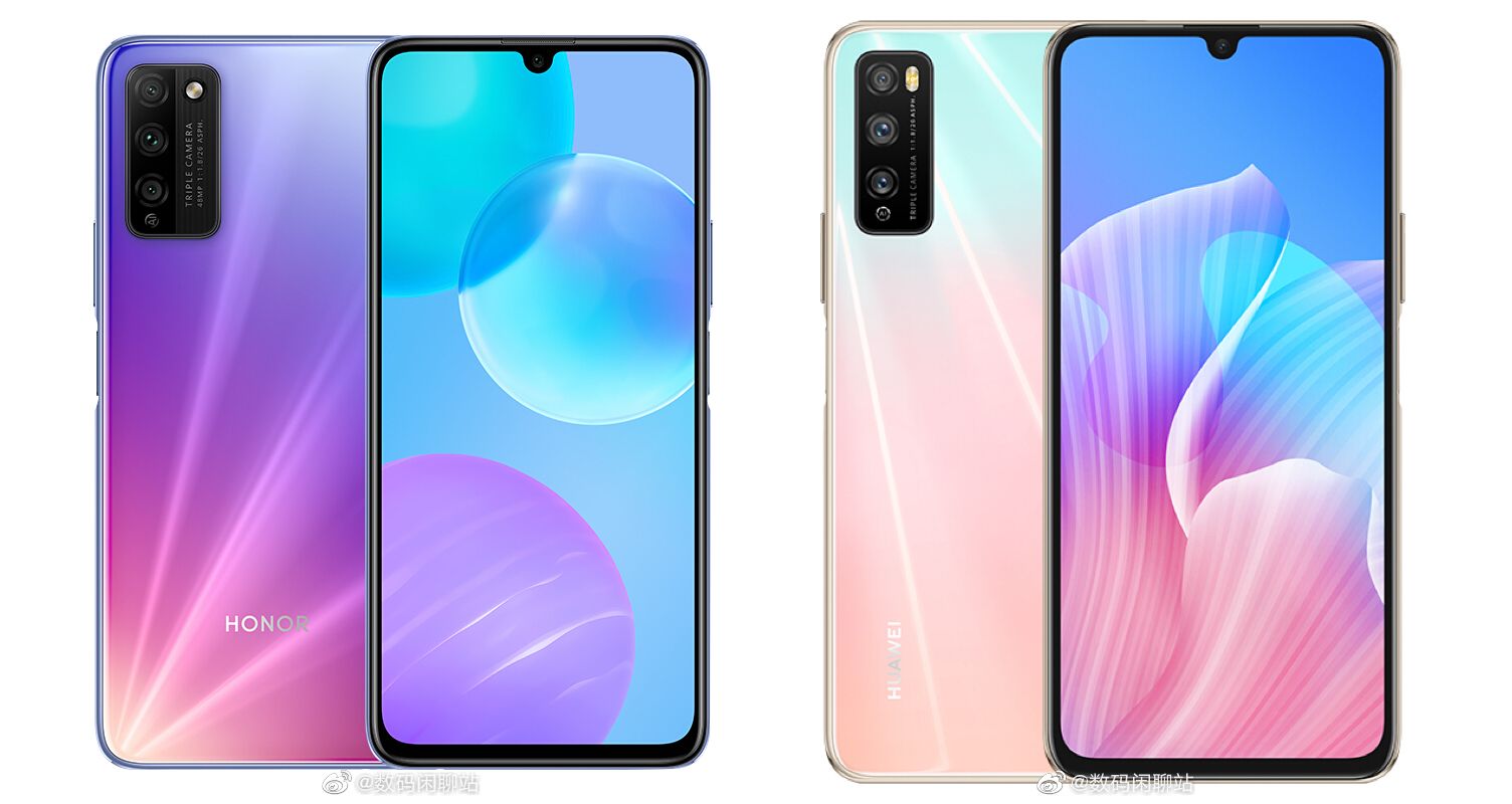 Honor 30 Lite (Youth Edition) 5G renders