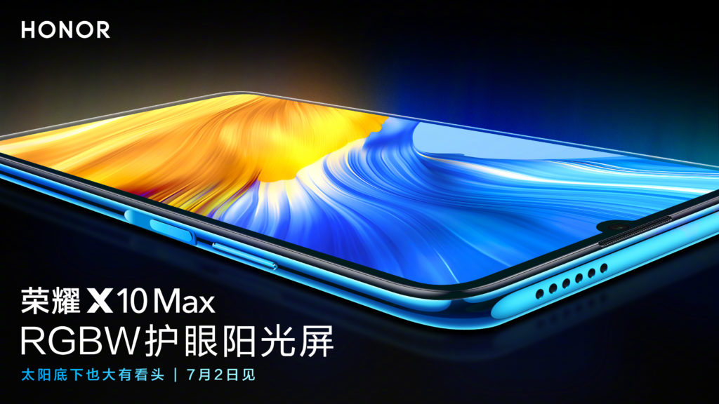 Honor X10 Max RGBW Display