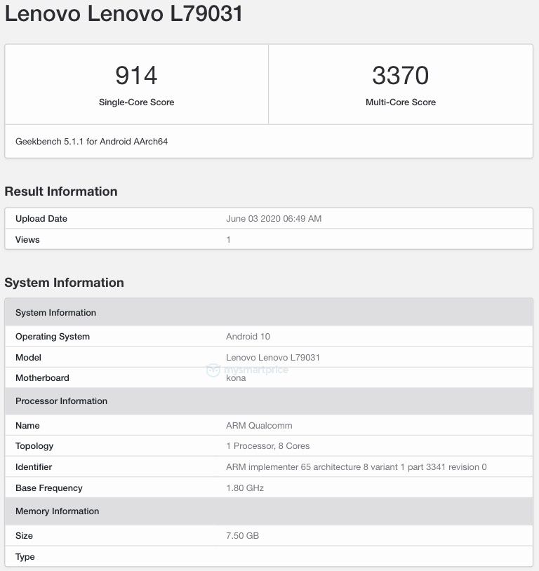 Lenovo-L79031-Geekbench