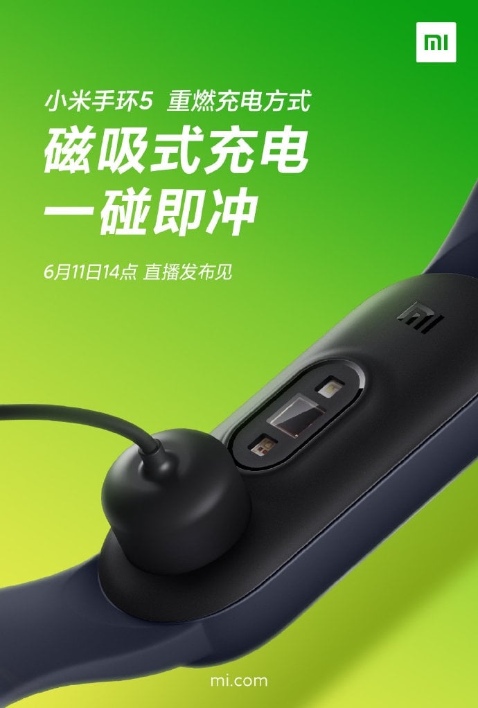 Mi Band 5 Charging