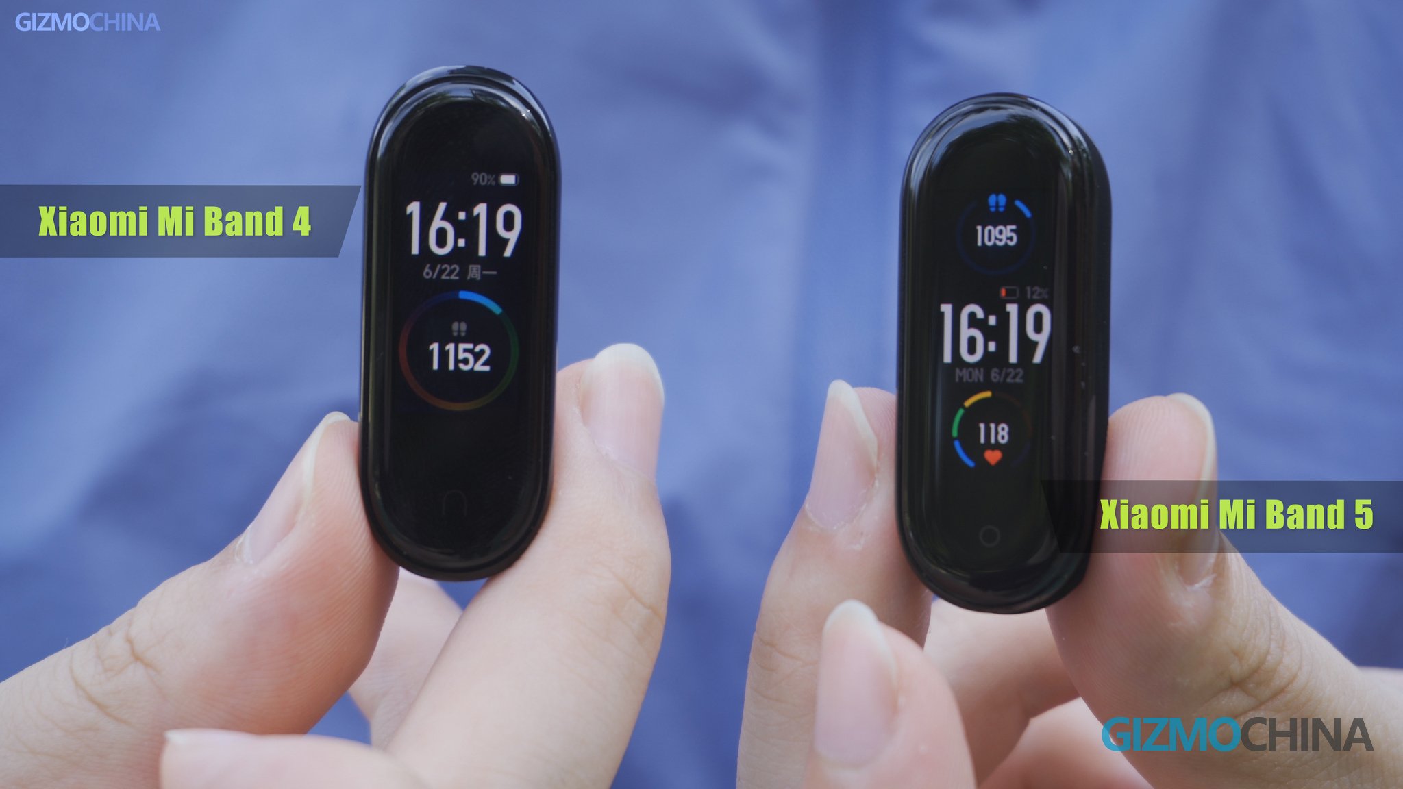 Mi band 4 vs Mi band 5 