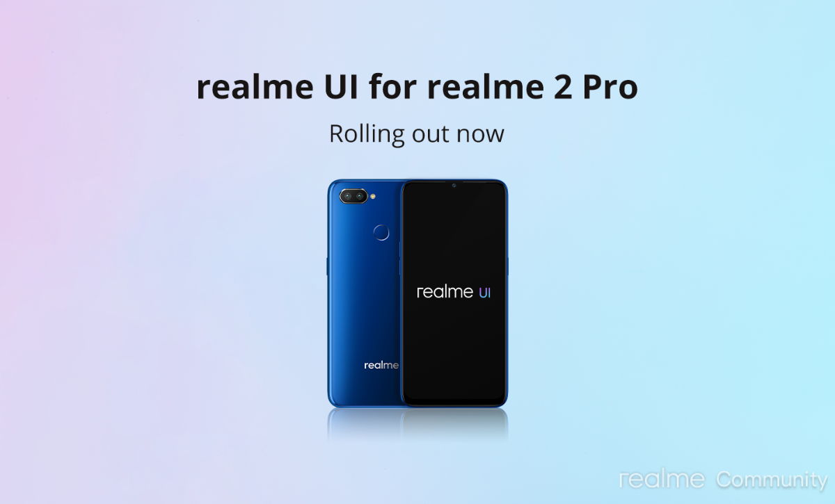 Android 10稳定更新发布到Realme 2 Pro上