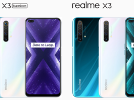 Realme X3 and Realme X3 SuperZoom-
