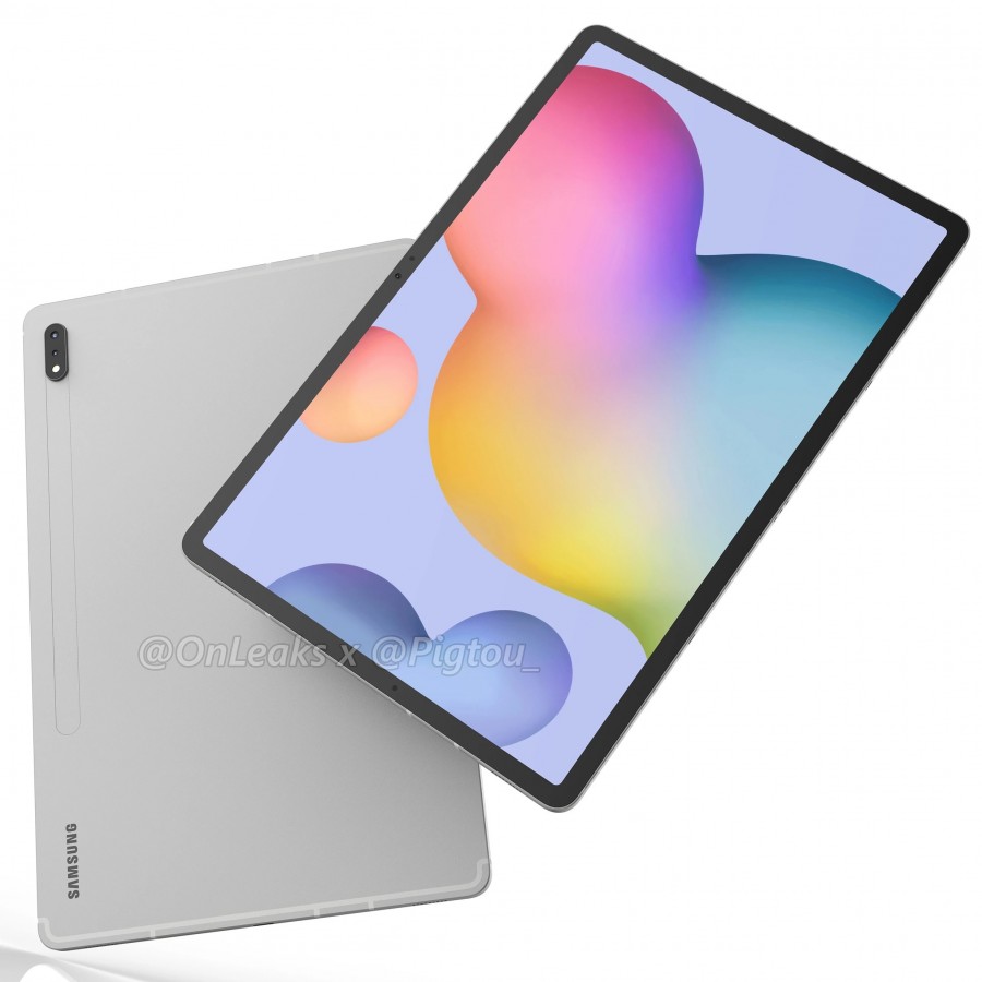 Samsung Galaxy Tab S7+ CAD renders 1
