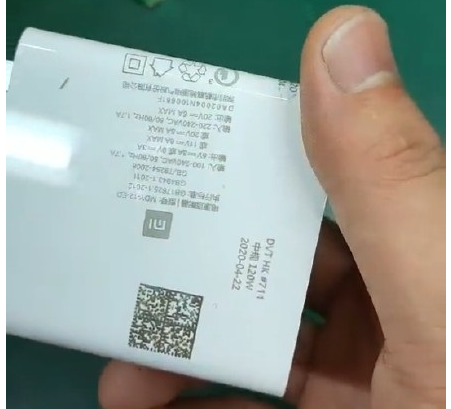 Video showing a 120W Xiaomi charger pops up online - Gizmochina