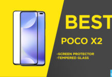 Best Poco X2 screen protectors/tempered glass that you can buy! best poco x2 tempered glass