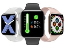 Fobase Air Pro Smartwatch with Real-Time Temperature and Heart Rate monitor available for $29.99