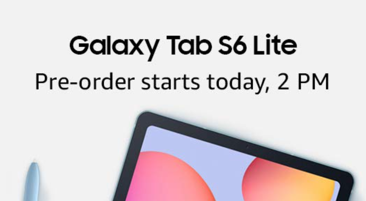 Samsung Galaxy Tab S6 LIte pre-orders in India