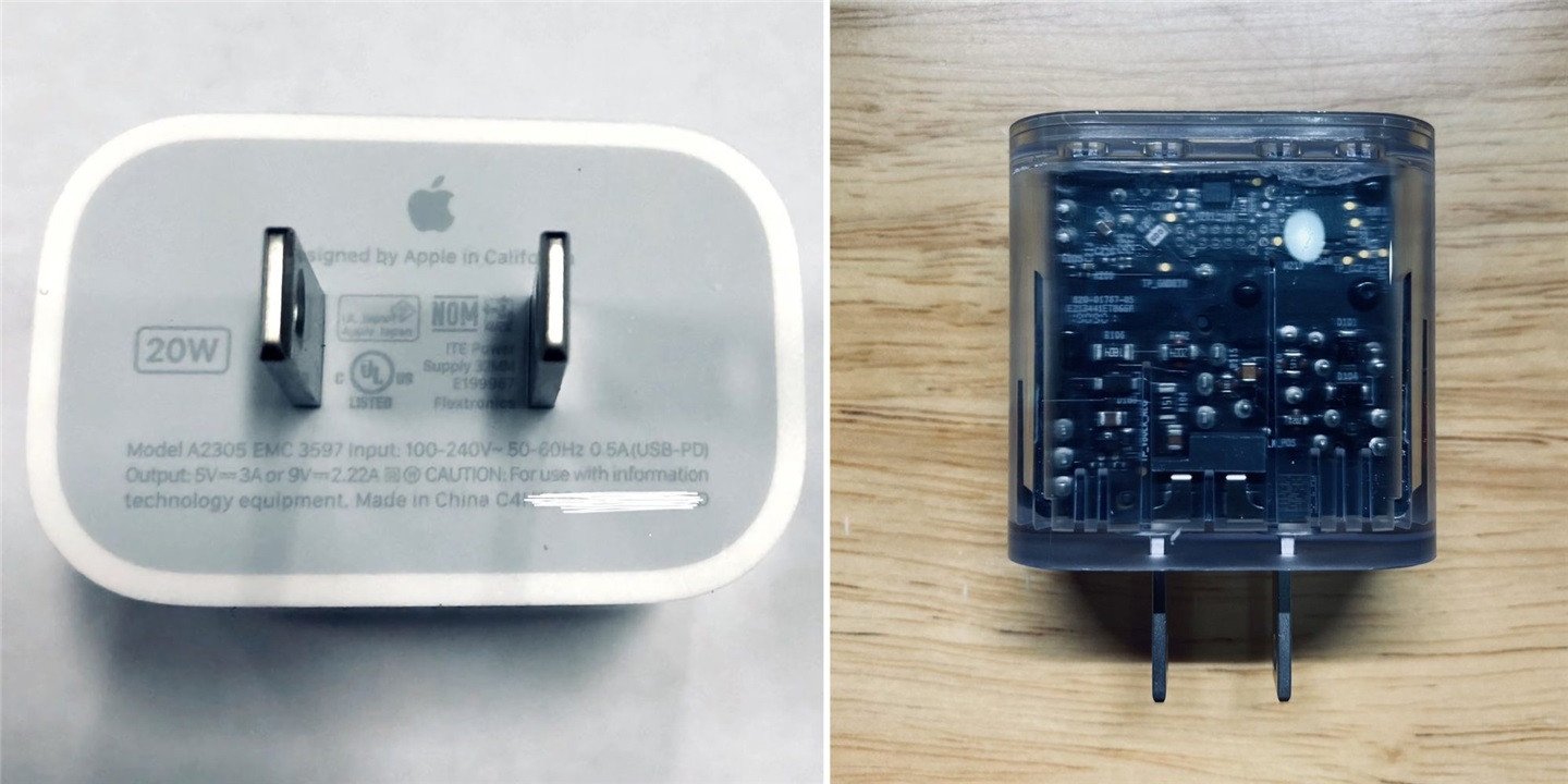 Apple 20W charger image
