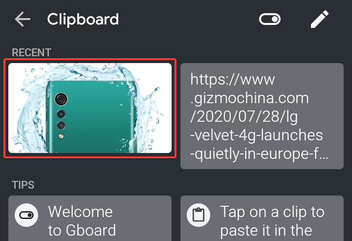 GBoard Clipboard Image Copy Paste Featured
