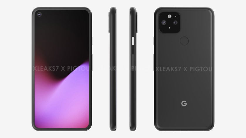 Google PIxel 5 CAD renders